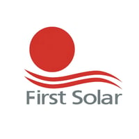 First Solar, Inc. (FSLR) logo white bg