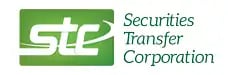 Securities Transfer Corporation logo with background