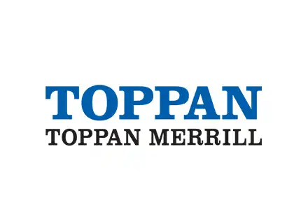 Toppan Merrill sponsor tile