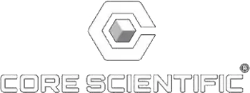 Core Scientific (CORZ) logo white copy
