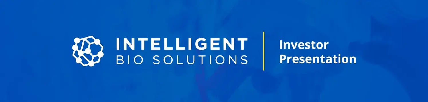 Intelligent Bio Solutions Inc. (Nasdaq: INBS) Investor Presentation
