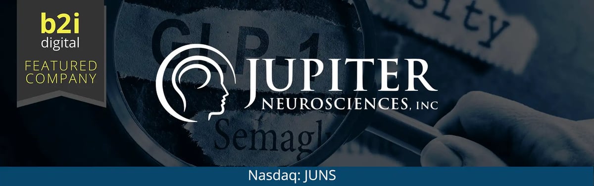 Press Release - Jupiter Neurosciences - GLP-1 Target Market - Header image copy