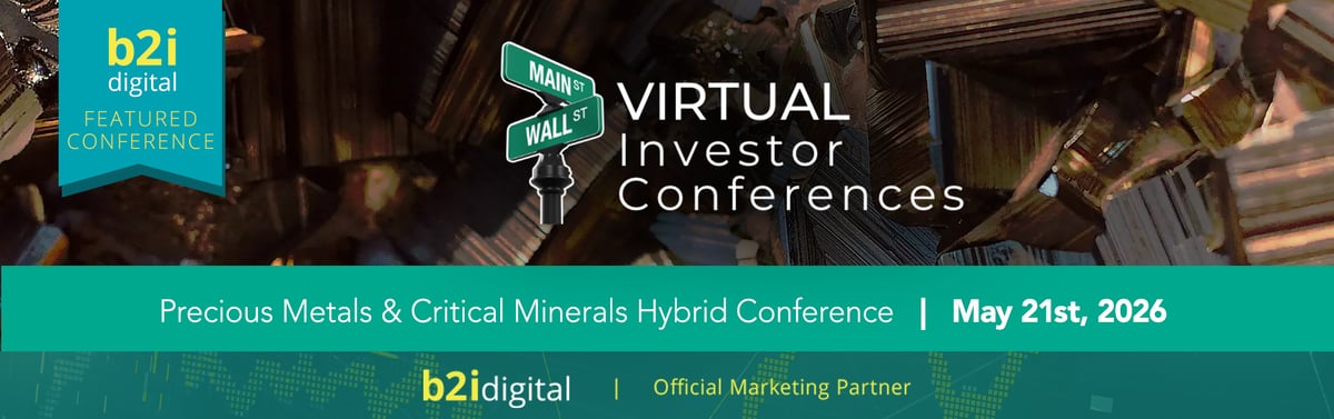 B2i Digital Announces Precious Metals & Critical Minerals Hybrid Conference, May 21, 2026_pr-Header-logo
