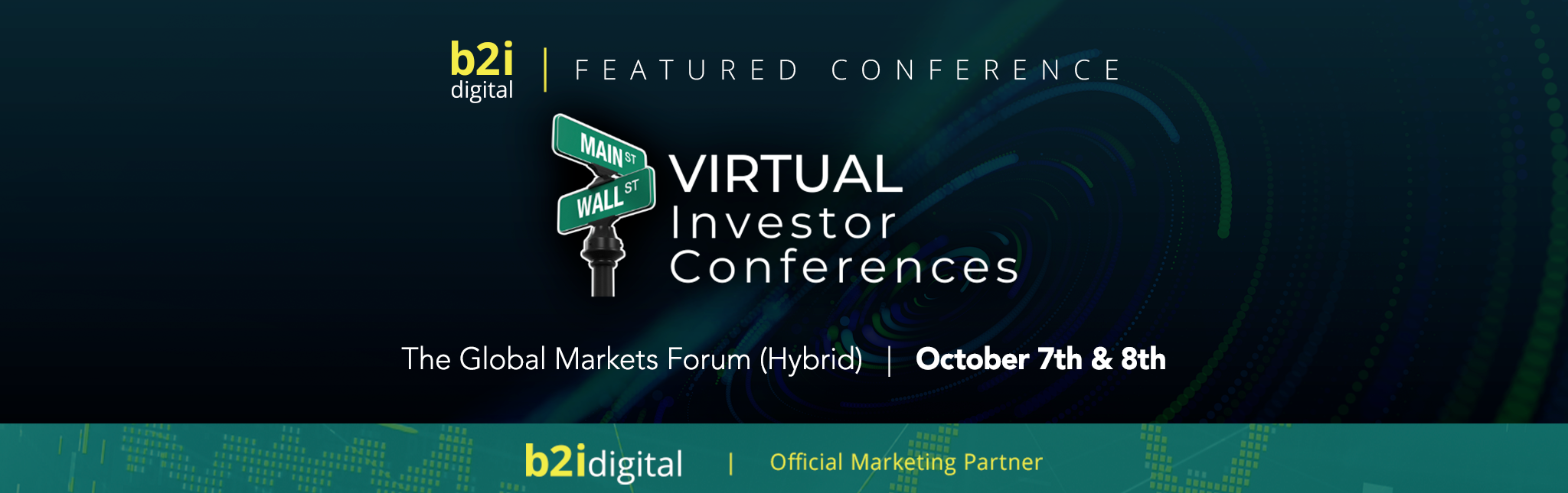 Companies Listed Worldwide Present Live and Meet Investors at The Global Markets Forum (Hybrid), October 7 and 8