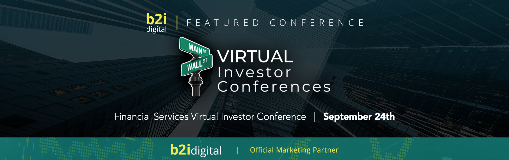 Financial Services Companies Present Live at the September 24 Virtual Investor Conference
